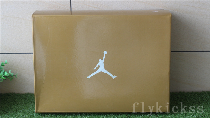 Authentic Air Jordan 4 Retro Gold Custom